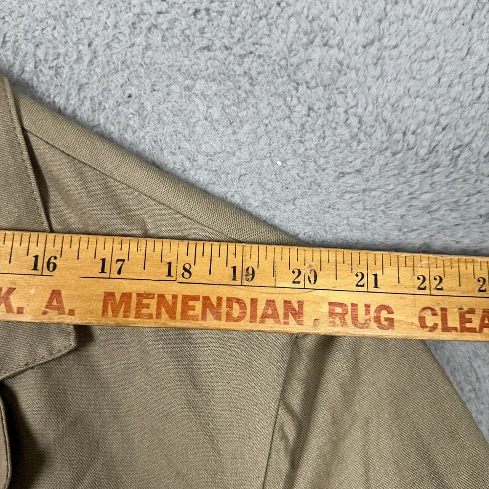 Banana Republic Blazer Men L Mill Valley Tan Safari Italian Cotton Vintage EUC